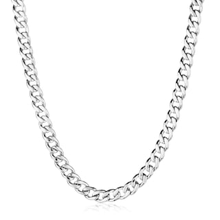 Foto 1 | Collar West Coast Jewelry Con Forma De Cadena Eslabonada Para Hombre En Acero Inoxidable - Venta Internacional.