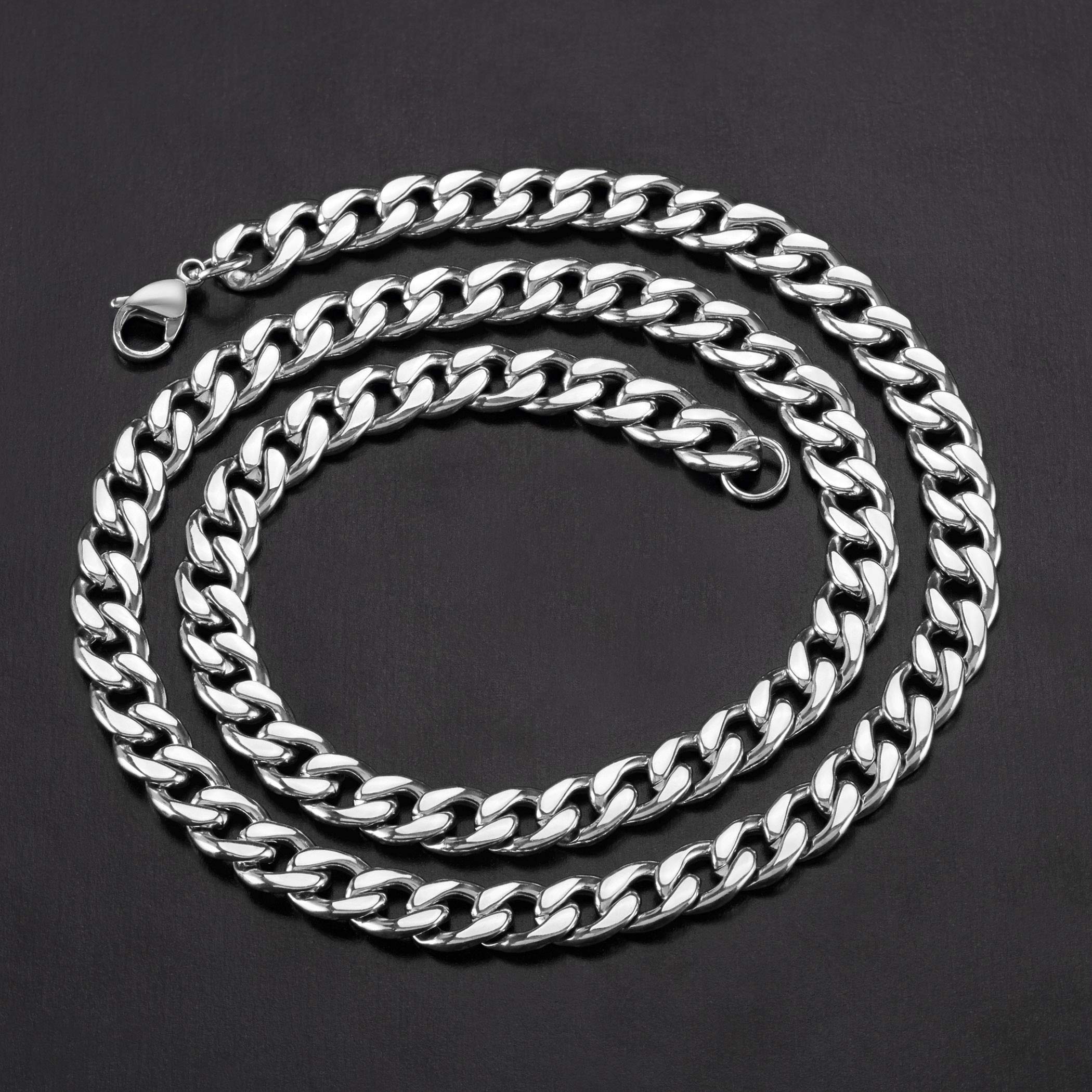 Foto 5 pulgar | Collar West Coast Jewelry Con Forma De Cadena Eslabonada Para Hombre En Acero Inoxidable - Venta Internacional.