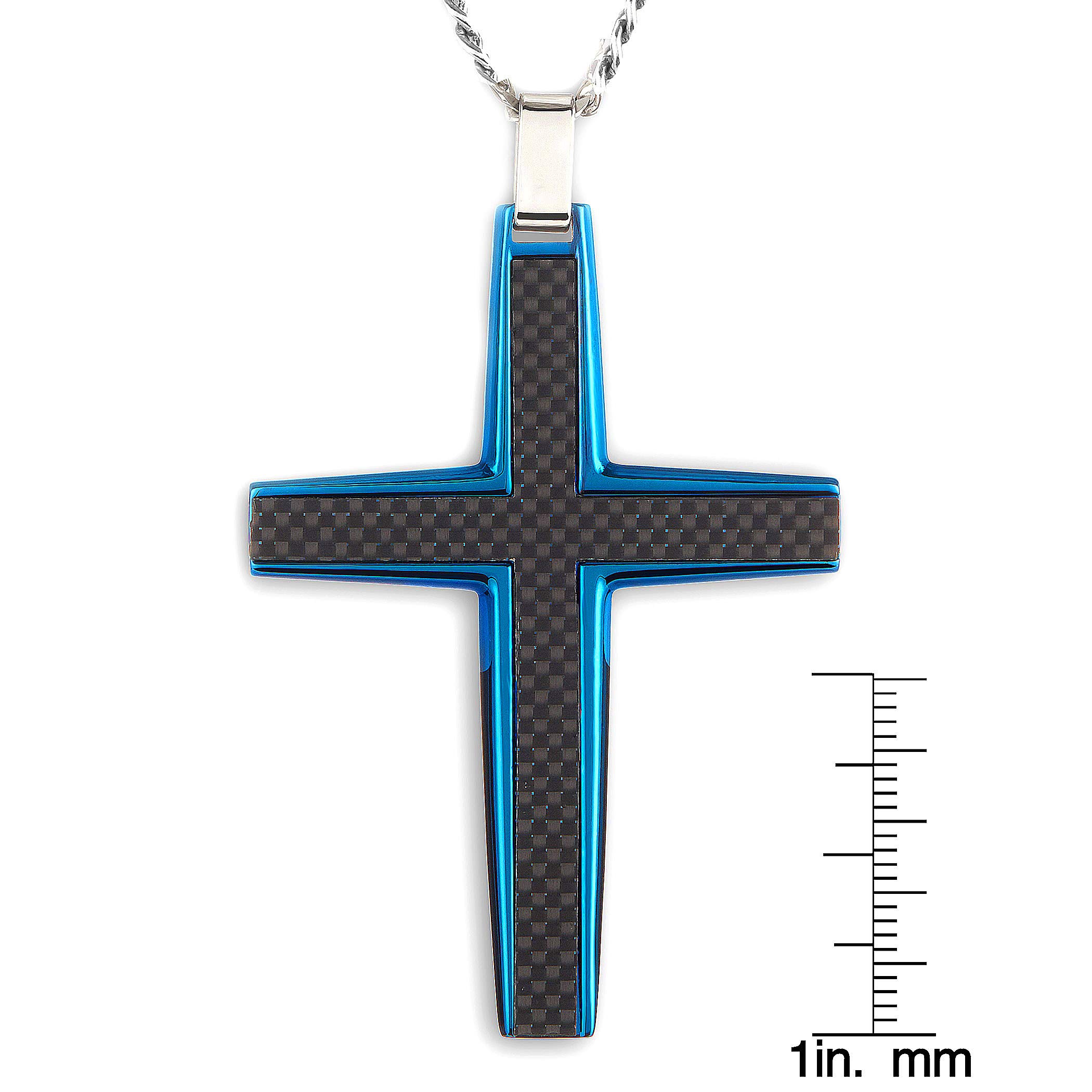 Foto 4 pulgar | Colgante West Coast Jewelry Crucible De Acero Inoxidable Bicolor - Venta Internacional.