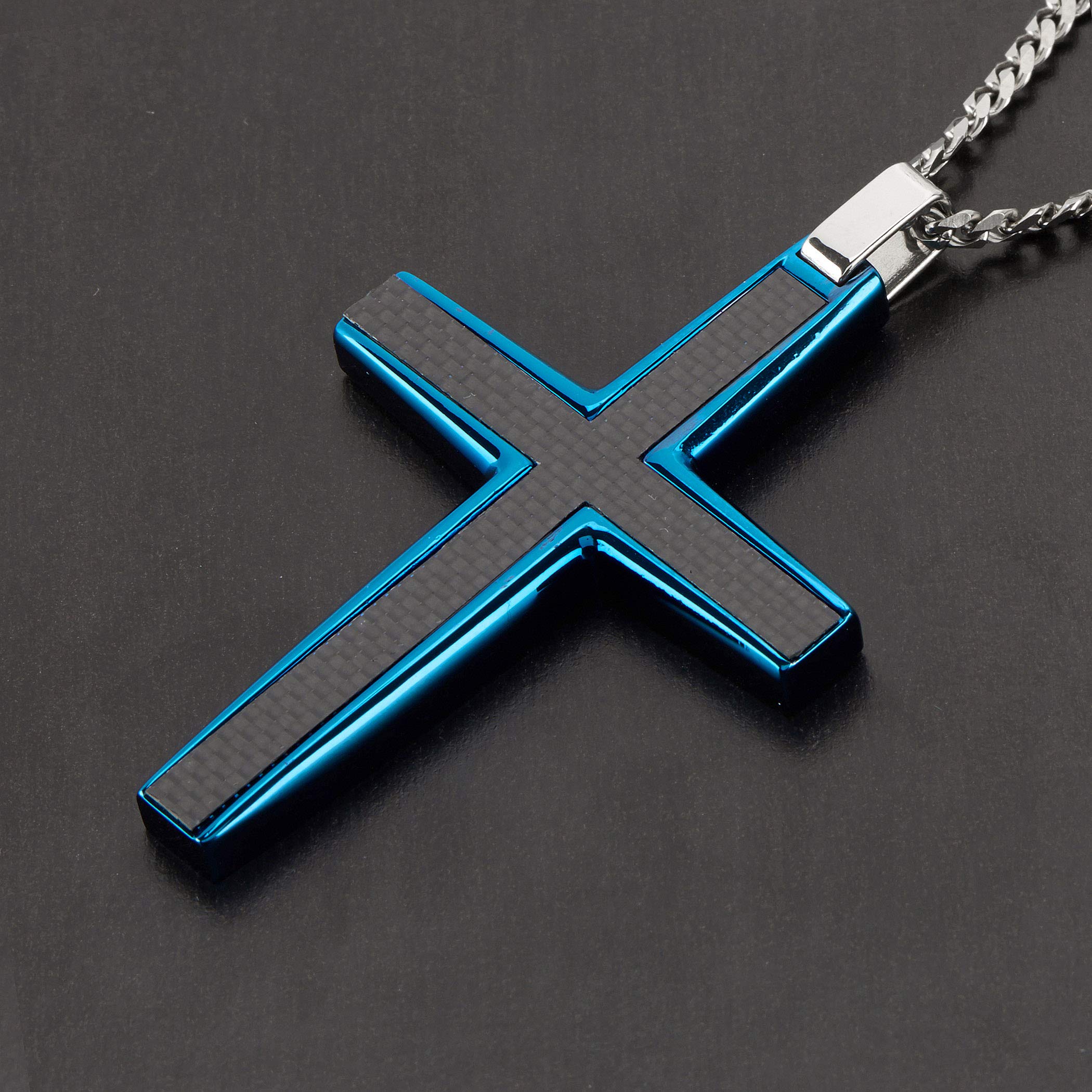 Foto 5 pulgar | Colgante West Coast Jewelry Crucible De Acero Inoxidable Bicolor - Venta Internacional.