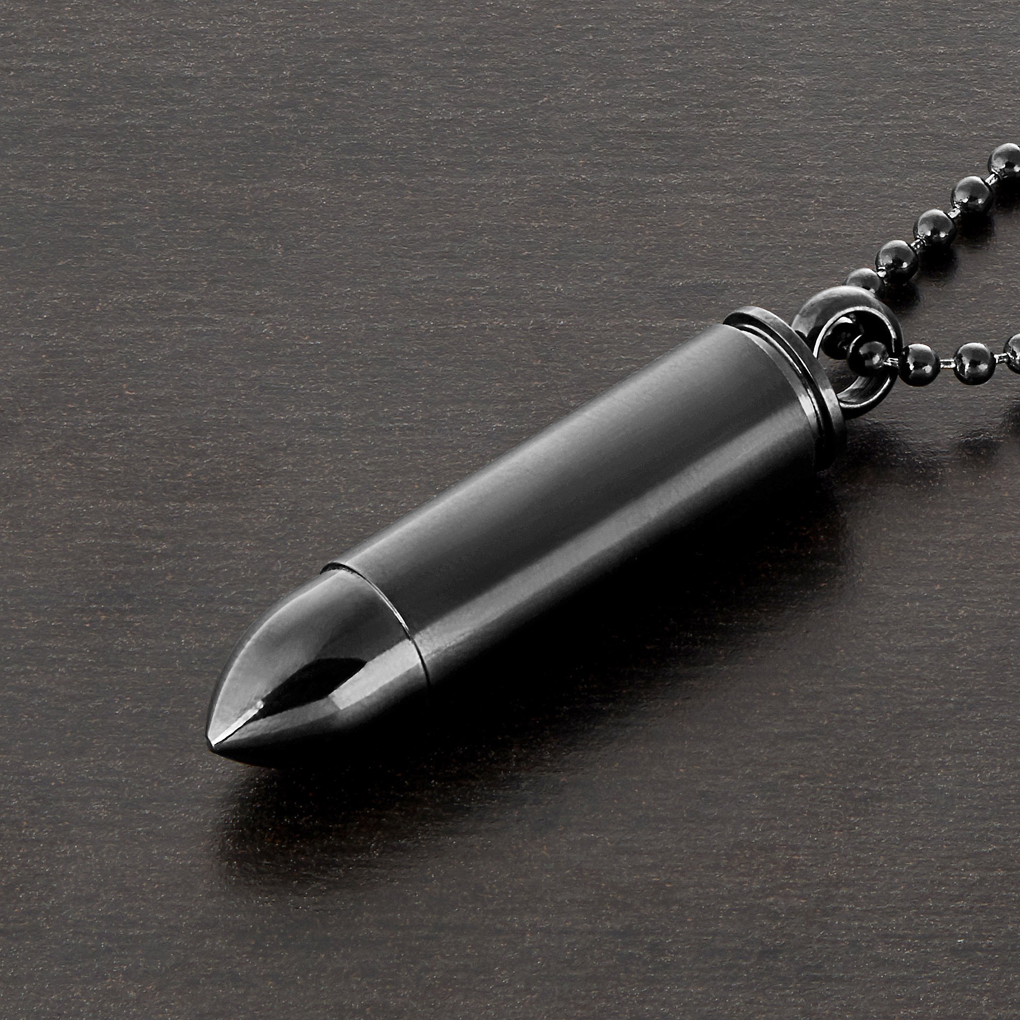 Foto 4 | Collar West Coast Jewelry Con Colgante En Forma De Cápsula En Forma De Bala Para Hombre - Venta Internacional.