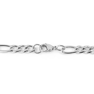 Foto 2 | Collar West Coast Jewelry De Acero Inoxidable Figaro De 7 Mm Y 60 Cm - Venta Internacional.