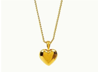 Foto 1 | Collar Con Dije De Corazón Chapado En Oro 18k Para Mujer