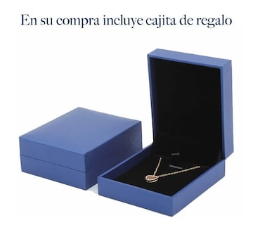Foto 3 | Collar Con Dije De Corazón Chapado En Oro 18k Para Mujer