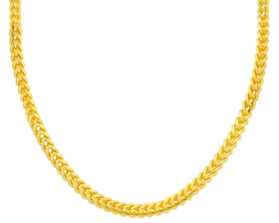 Foto 1 | Collar Bizantino Caballero 60cm Chapa De Oro 18k Ch136