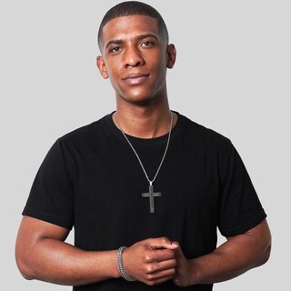 Foto 6 | Collar Invicta Jewelry De Acero Cruzado Con Capas Pulidas Para Hombre - Venta Internacional.