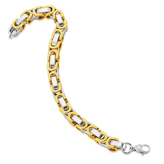 Foto 5 | Set De Joyas Invicta Byzantine Chain Gold En Dos Tonos Para Hombre - Venta Internacional.
