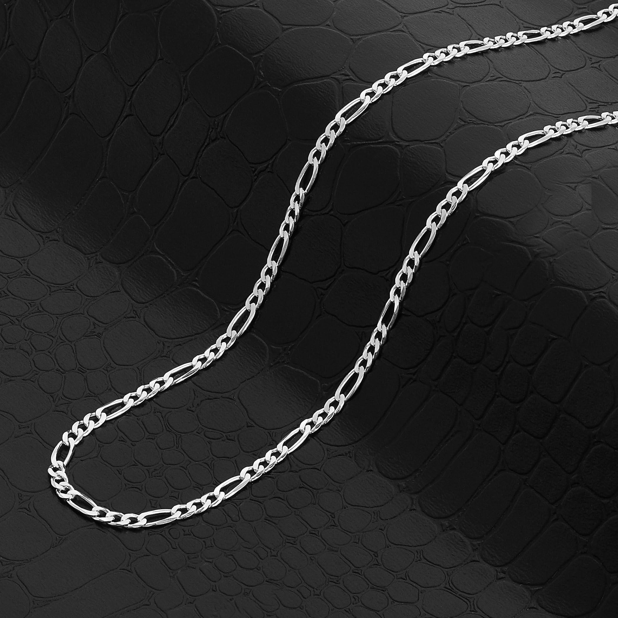 Foto 4 pulgar | Collar Invicta Jewelry Con Cadena Fígaro Pulida Para Hombre  24 Pulgadas - Venta Internacional.