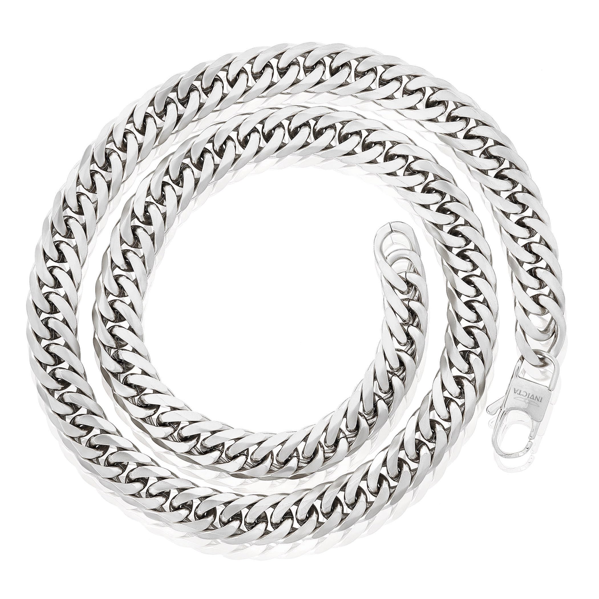 Foto 6 | Conjunto De Joyas Invicta Para Hombre  Pulsera Y Collar Con Doble Cadena - Venta Internacional.