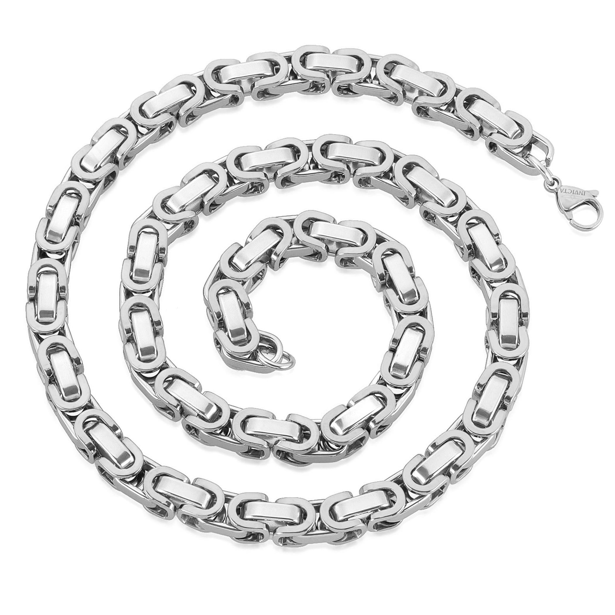 Foto 4 pulgar | Conjunto De Joyas: Pulsera Y Collar Bizantinos Invicta - Venta Internacional.