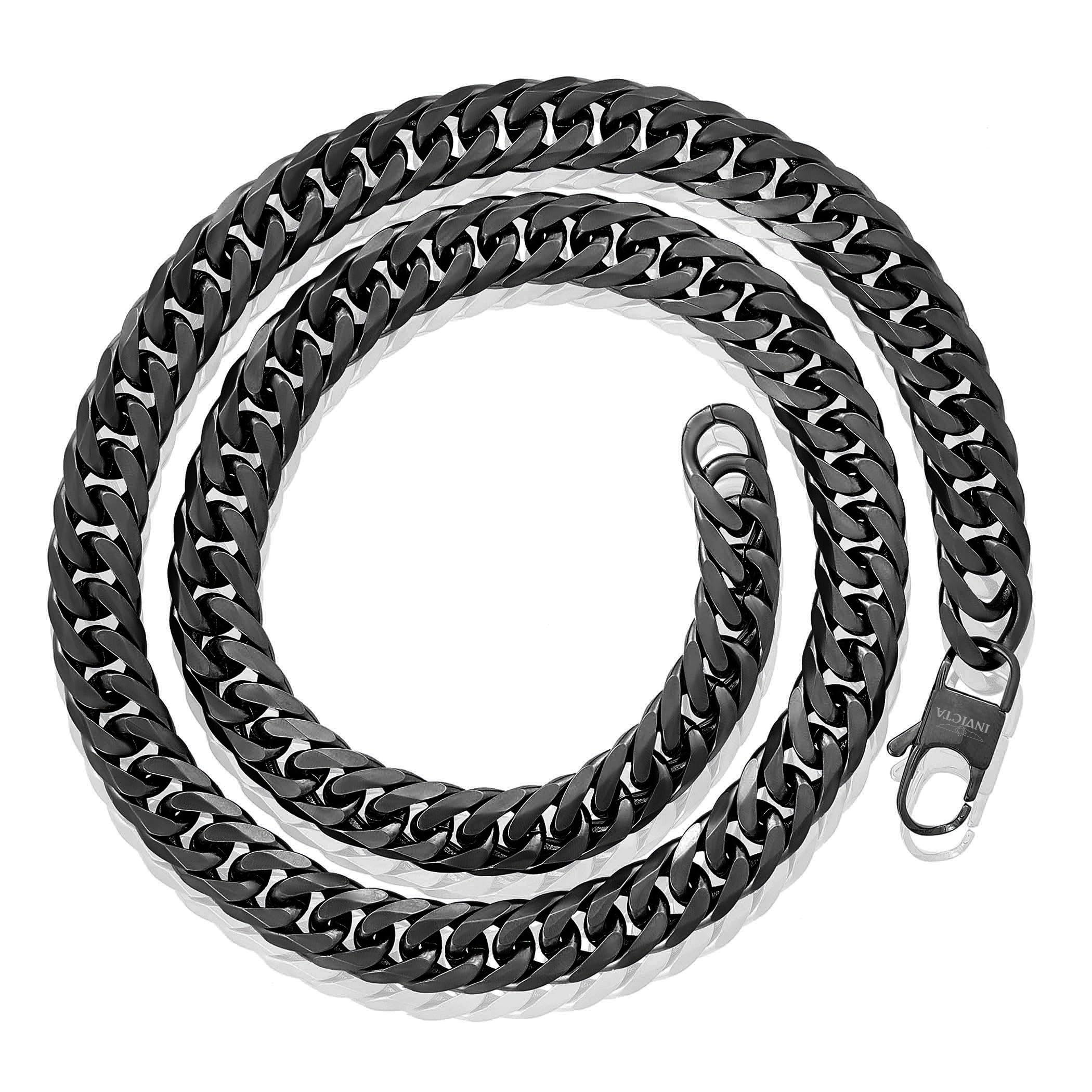 Foto 7 pulgar | Conjunto De Joyas Invicta Para Hombre  Pulsera Y Collar Con Doble Cadena - Venta Internacional.