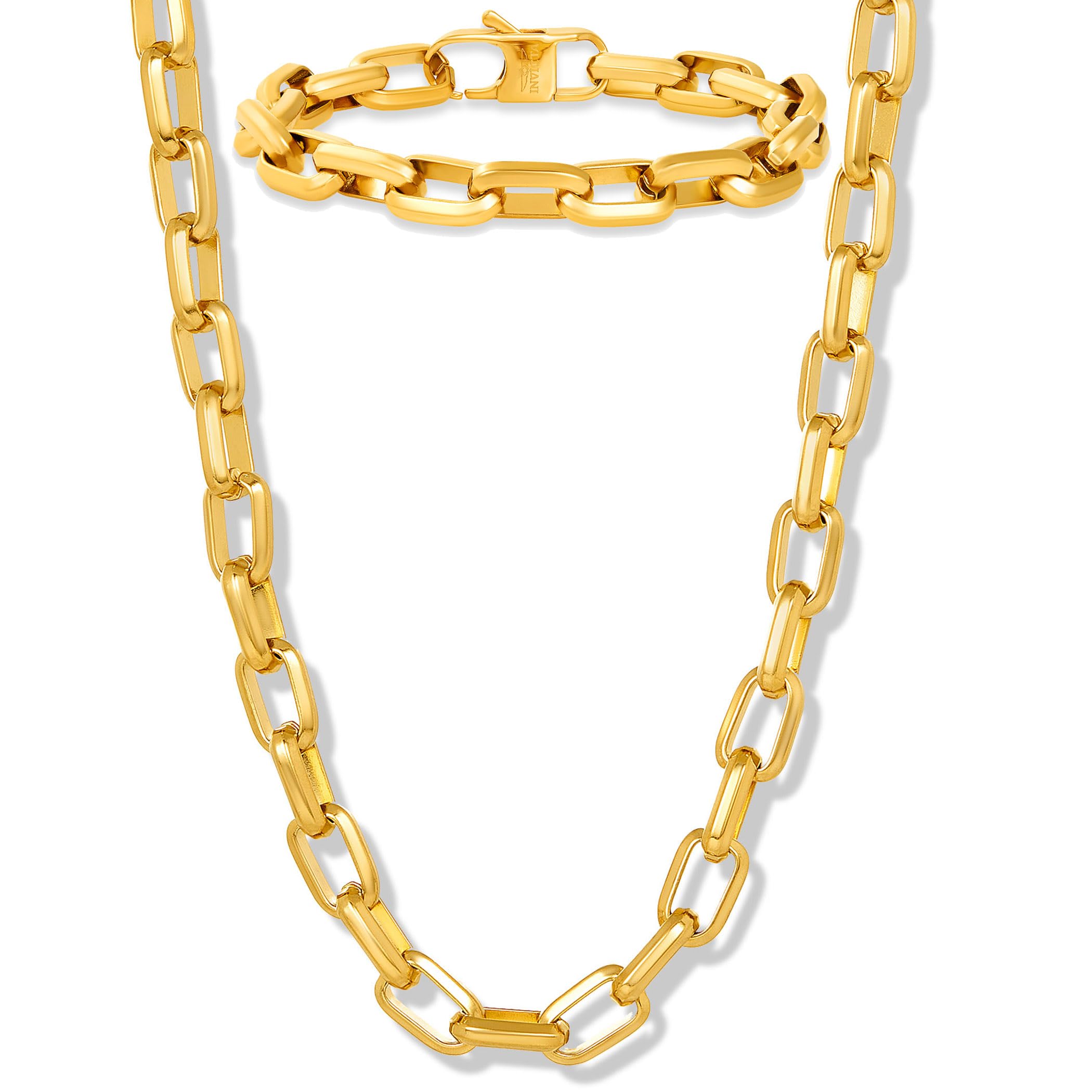 Foto 2 pulgar | Conjunto De Joyas Invicta Beveled Edge Nautical Link Gold Para Hombre - Venta Internacional.