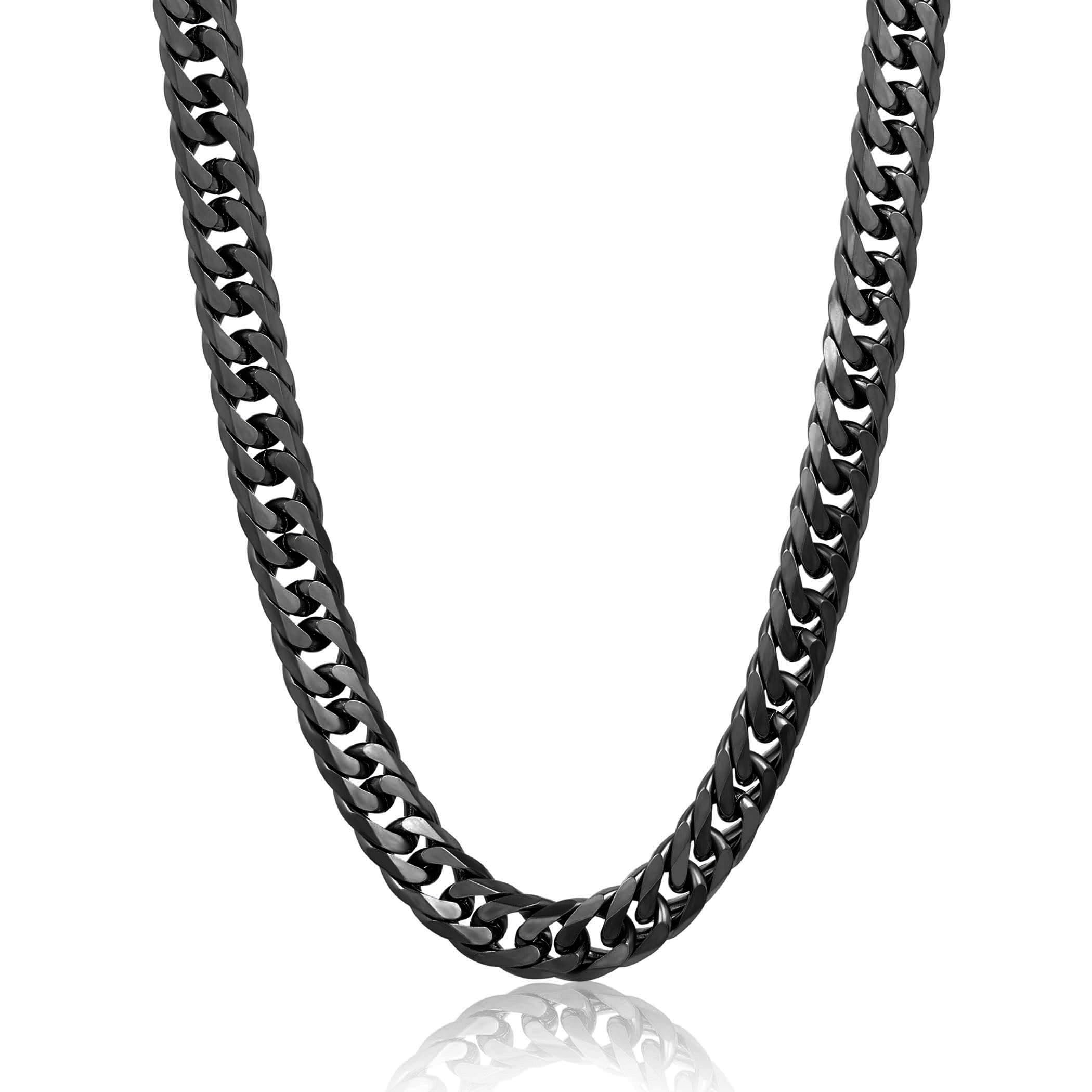 Foto 2 pulgar | Collar Invicta De Acero Inoxidable Chapado En Negro Para Hombre De 24 Pulgadas - Venta Internacional.