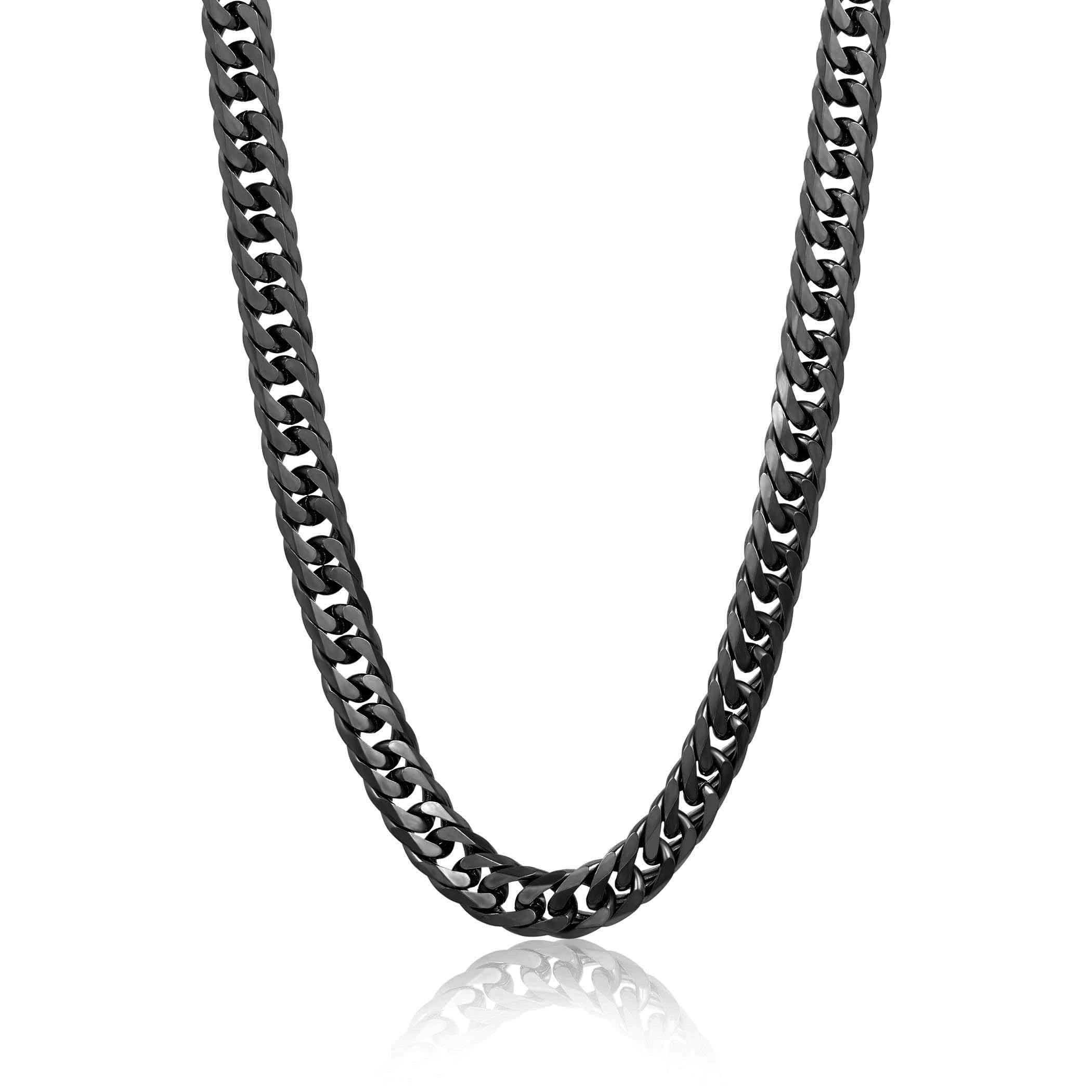 Foto 8 pulgar | Collar Invicta De Acero Inoxidable Chapado En Negro Para Hombre De 24 Pulgadas - Venta Internacional.