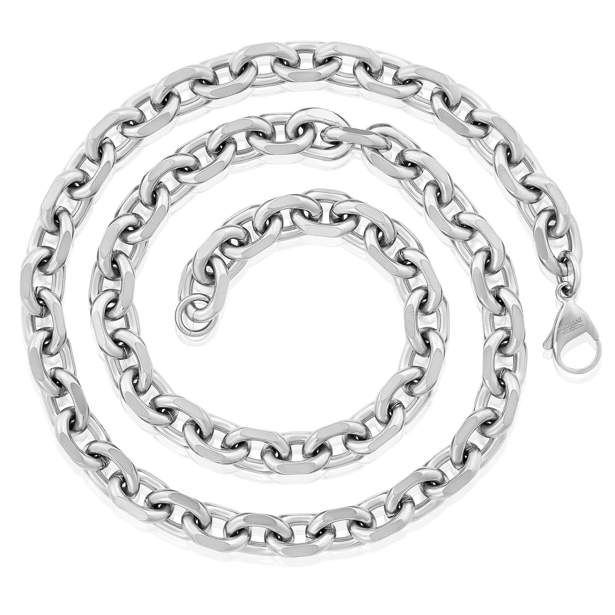 Foto 7 pulgar | Conjunto De Joyas Invicta Con Cadena De Eslabones Ovalados Con Borde Afilado Para Hombre - Venta Internacional.