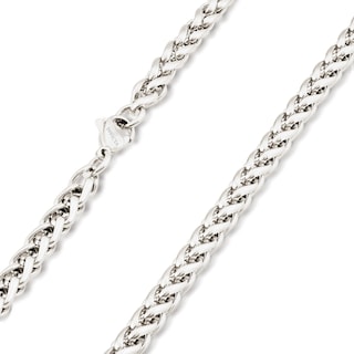 Foto 5 | Collar Invicta Jewelry Con Cadena De Trigo Spiga Para Hombre 24 Pulgadas - Venta Internacional.