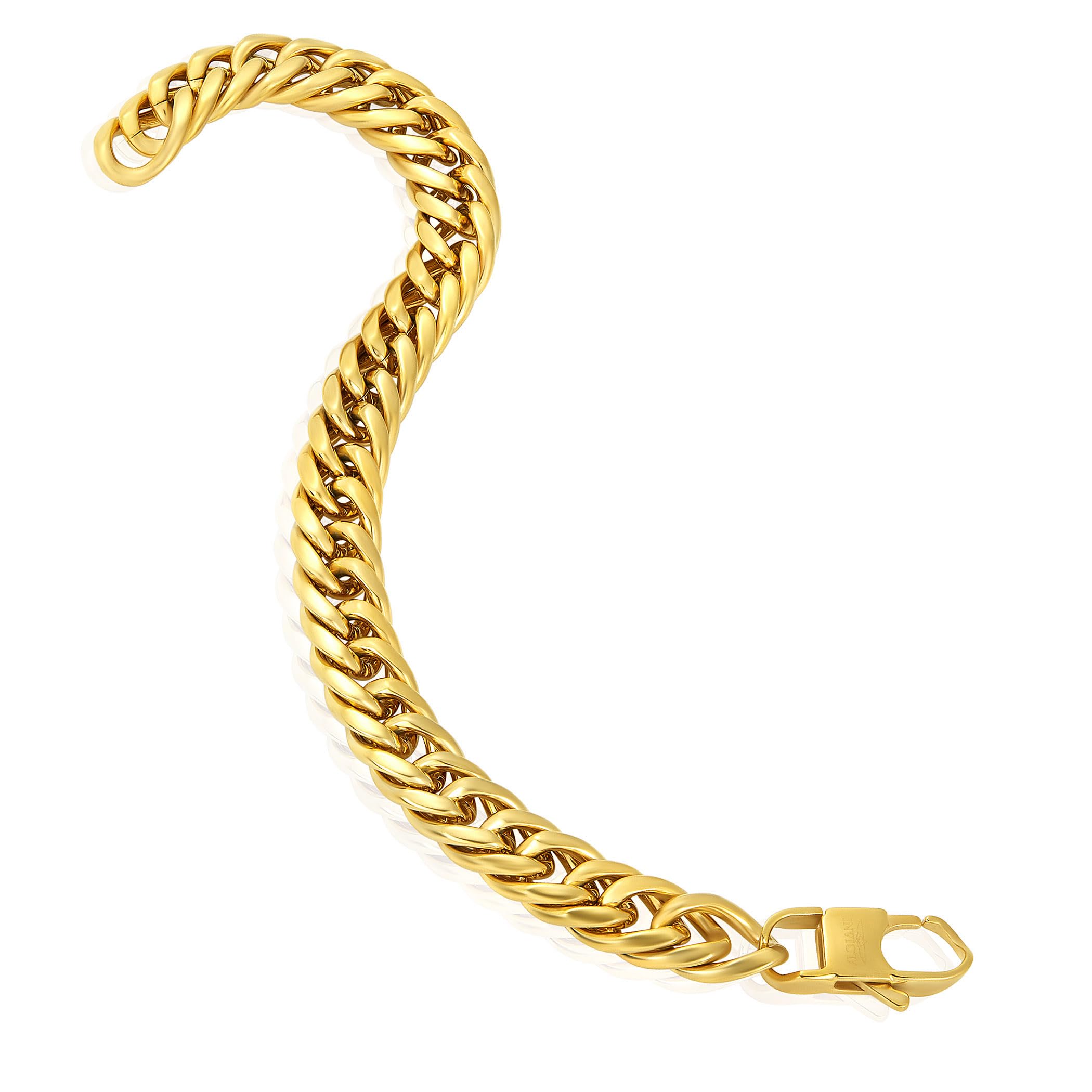 Foto 5 | Set De Joyas Invicta Para Hombre Con Doble Eslabón  Chapado En Oro - Venta Internacional.