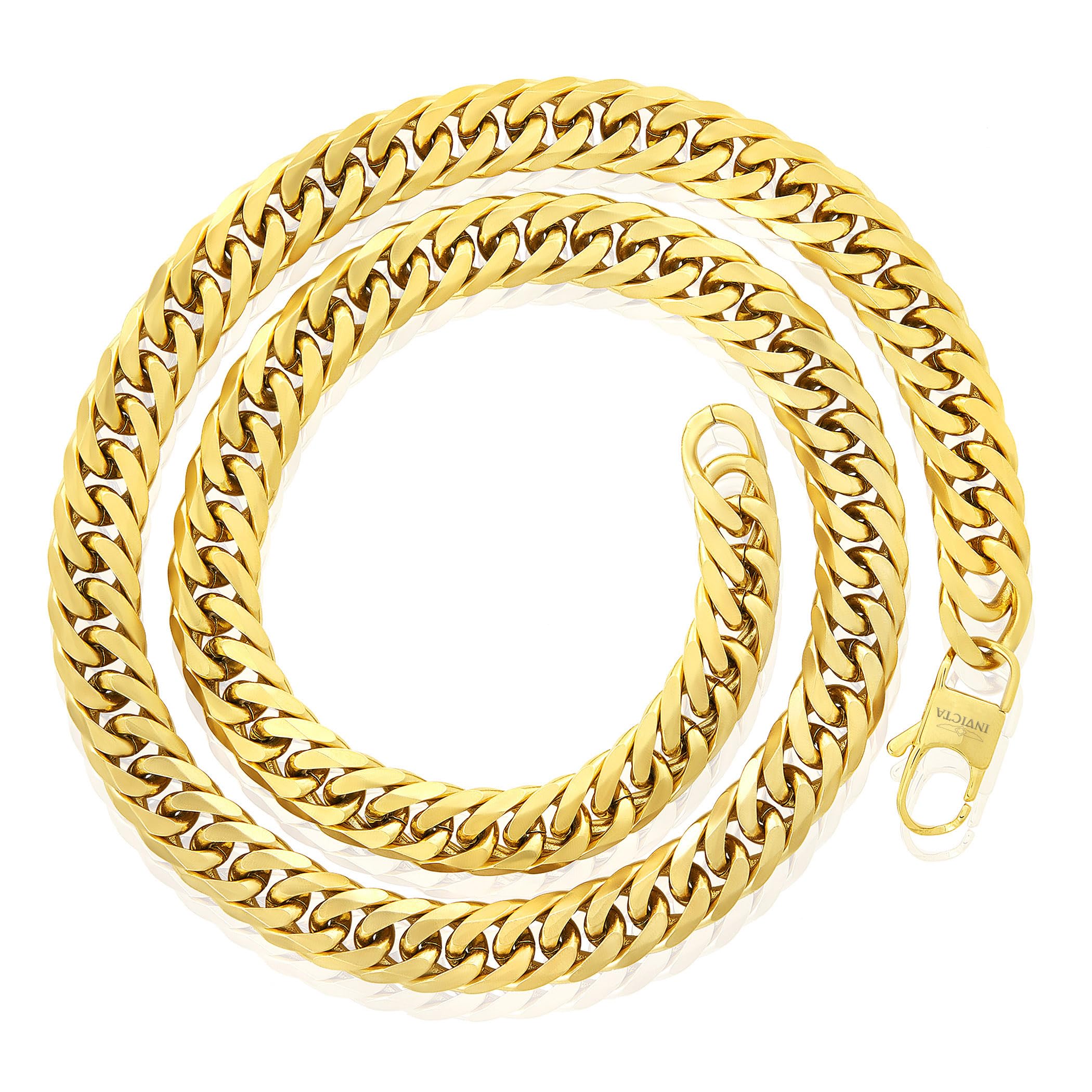 Foto 7 pulgar | Set De Joyas Invicta Para Hombre Con Doble Eslabón  Chapado En Oro - Venta Internacional.