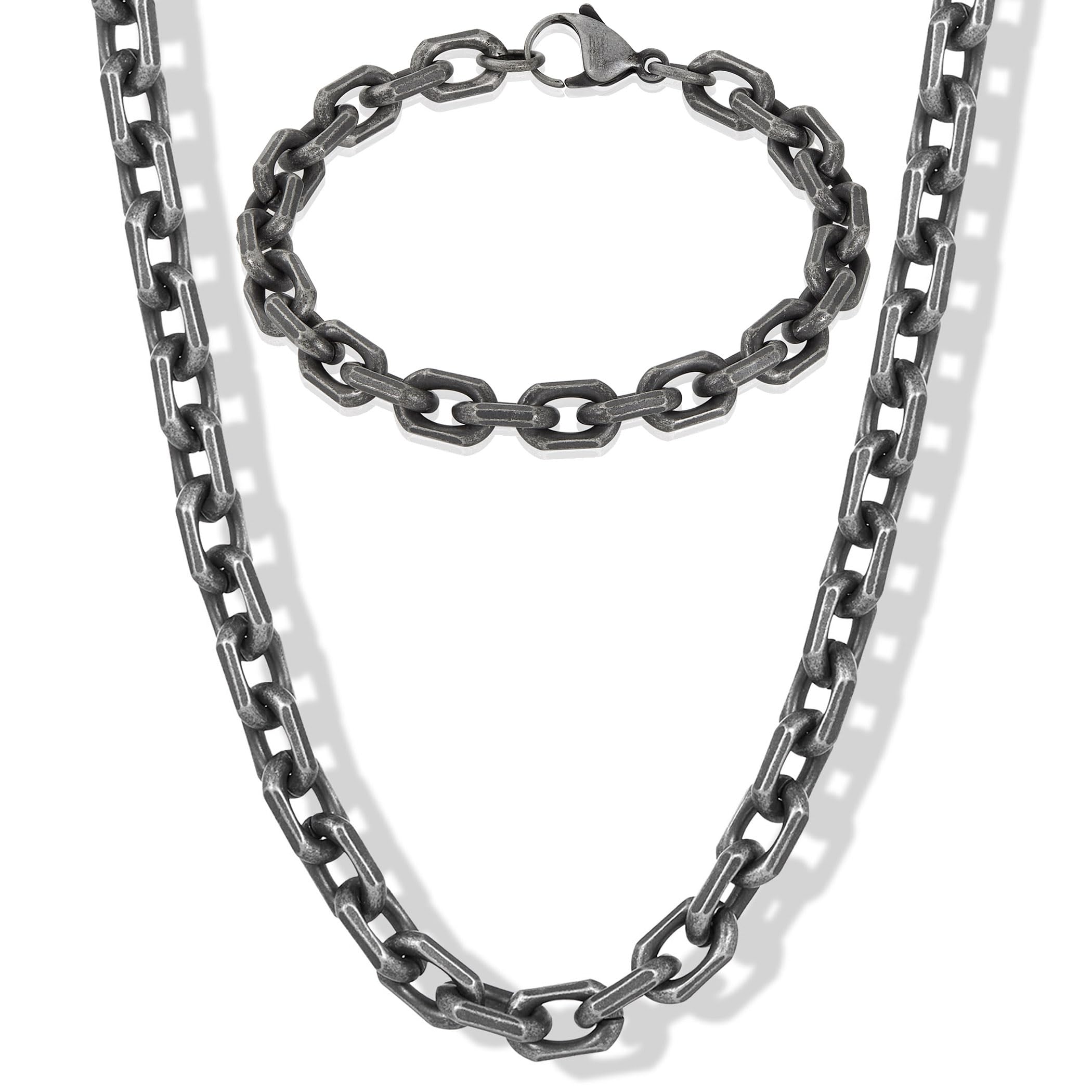 Foto 2 pulgar | Set De Joyas Invicta Bseled Edge Gunmetal Acero Inoxidable - Venta Internacional.