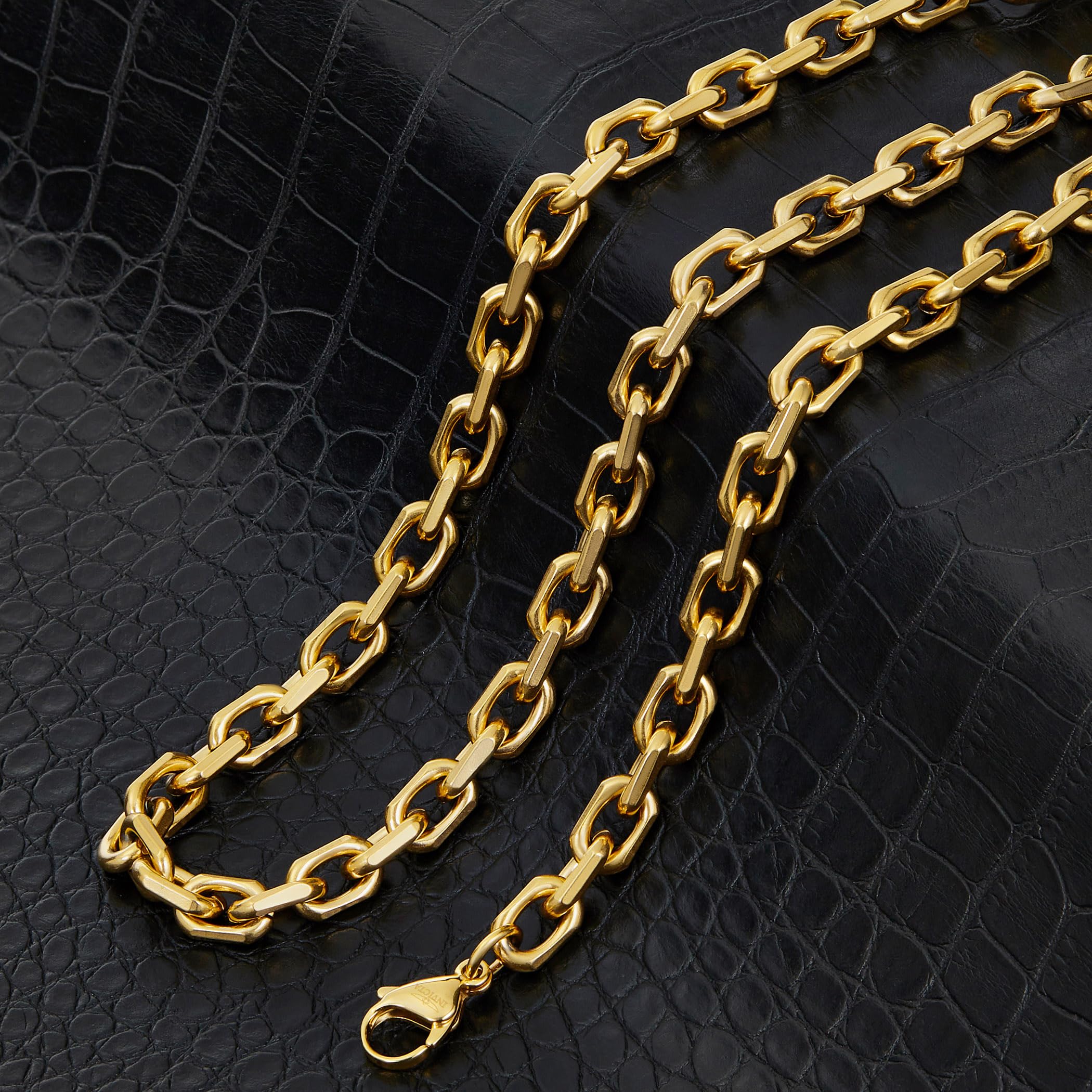 Foto 4 pulgar | Collar Invicta Gold De Acero Inoxidable Para Hombre De 24 Cm De Longitud - Venta Internacional.