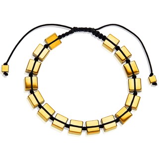 Foto 2 | Conjunto De Joyas: Pulsera Y Collar Invicta Gold Con Piedras De Hematita - Venta Internacional.