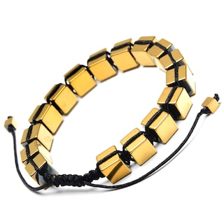 Foto 4 | Conjunto De Joyas: Pulsera Y Collar Invicta Gold Con Piedras De Hematita - Venta Internacional.