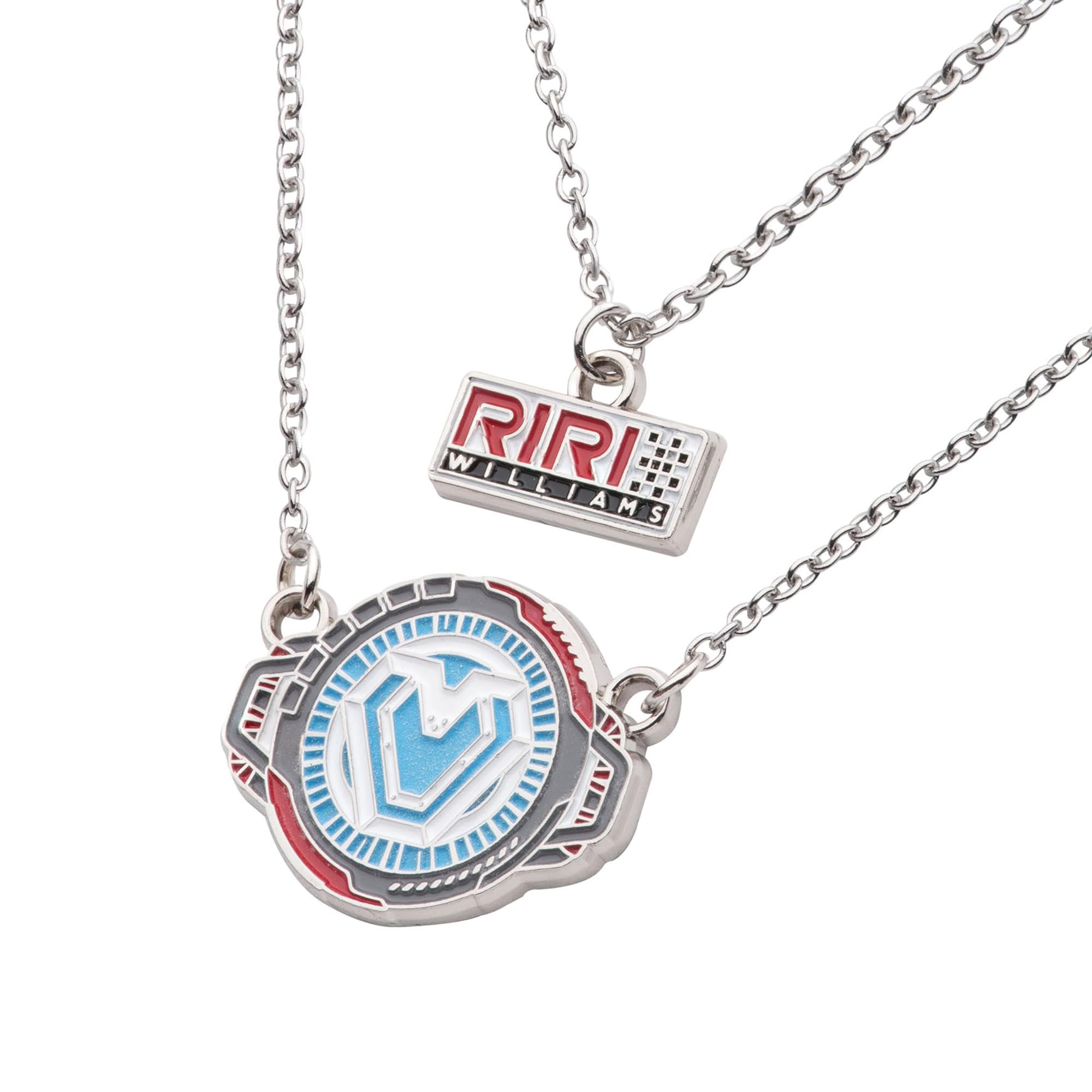 Foto 5 pulgar | Collar Marvel Iron Heart Arc Reactor Wakanda Forever - Venta Internacional.