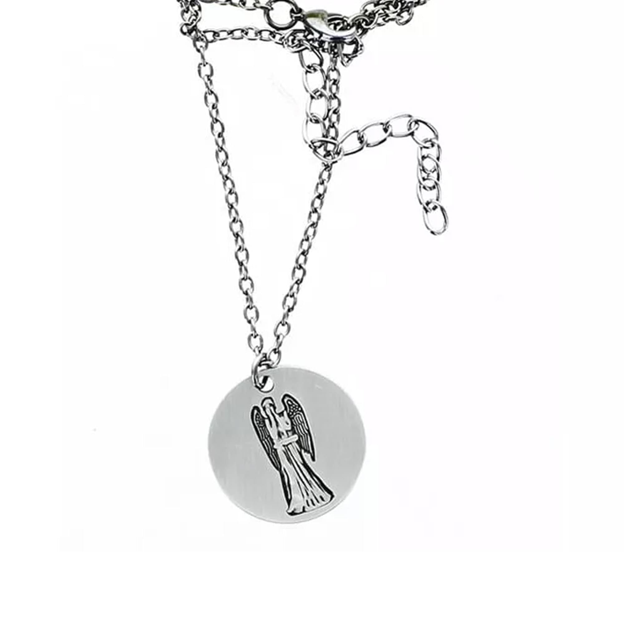 Collar Con Colgante De Ángel Llorón De Doctor Who Body Vibe - Venta Internacional.