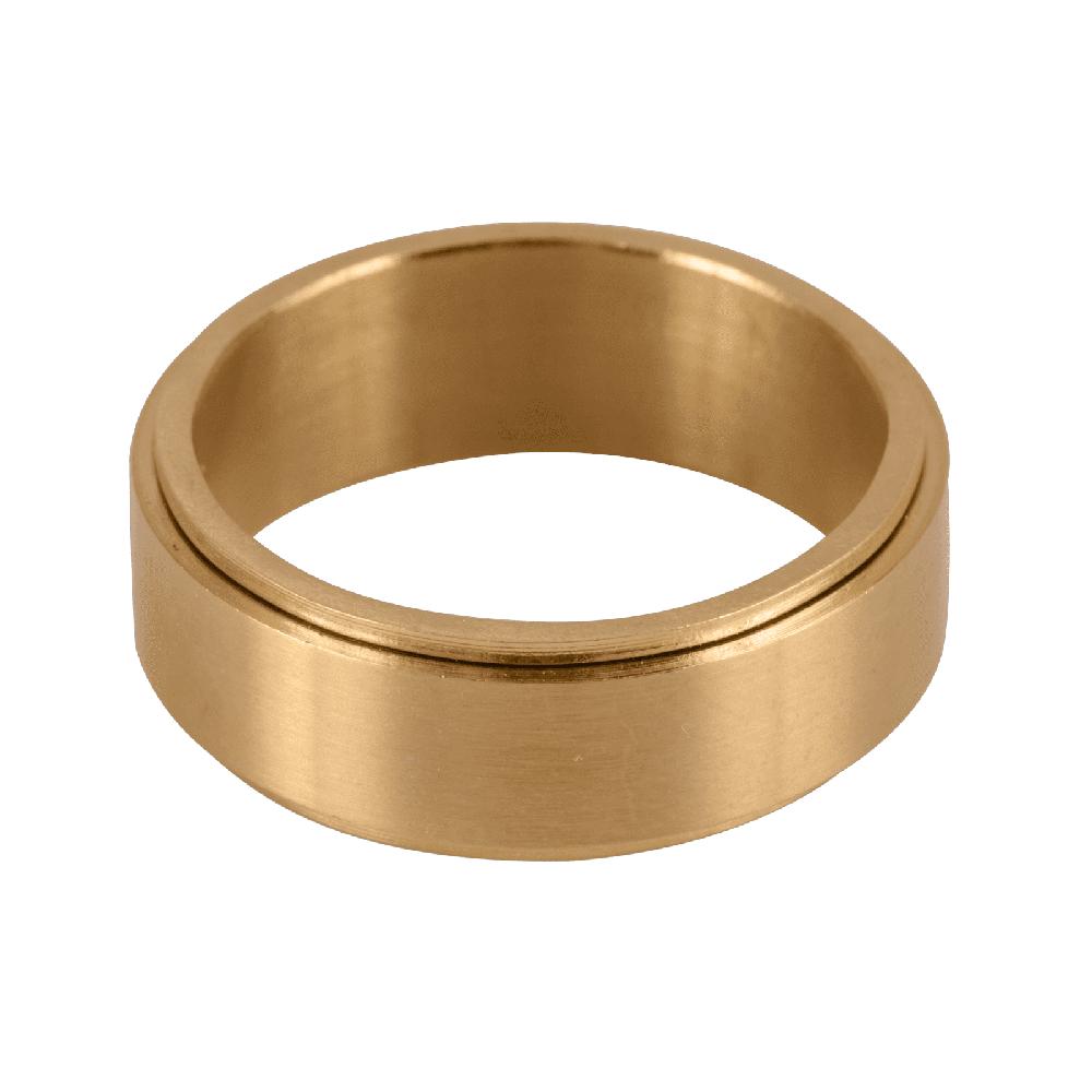 Anillo Antiansiedad Luckman Dorado para Hombre