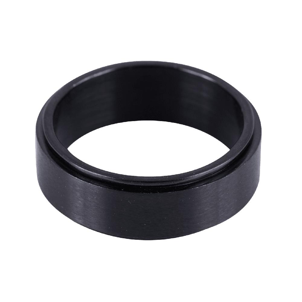 Foto 2 pulgar | Anillo Antiansiedad Luckman Negro para Hombre