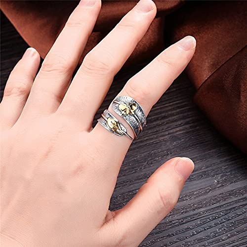Foto 5 pulgar | Anillo Con Forma De Mariposa, Cuchara, Pluma, Plata De Ley 925 - Venta Internacional.