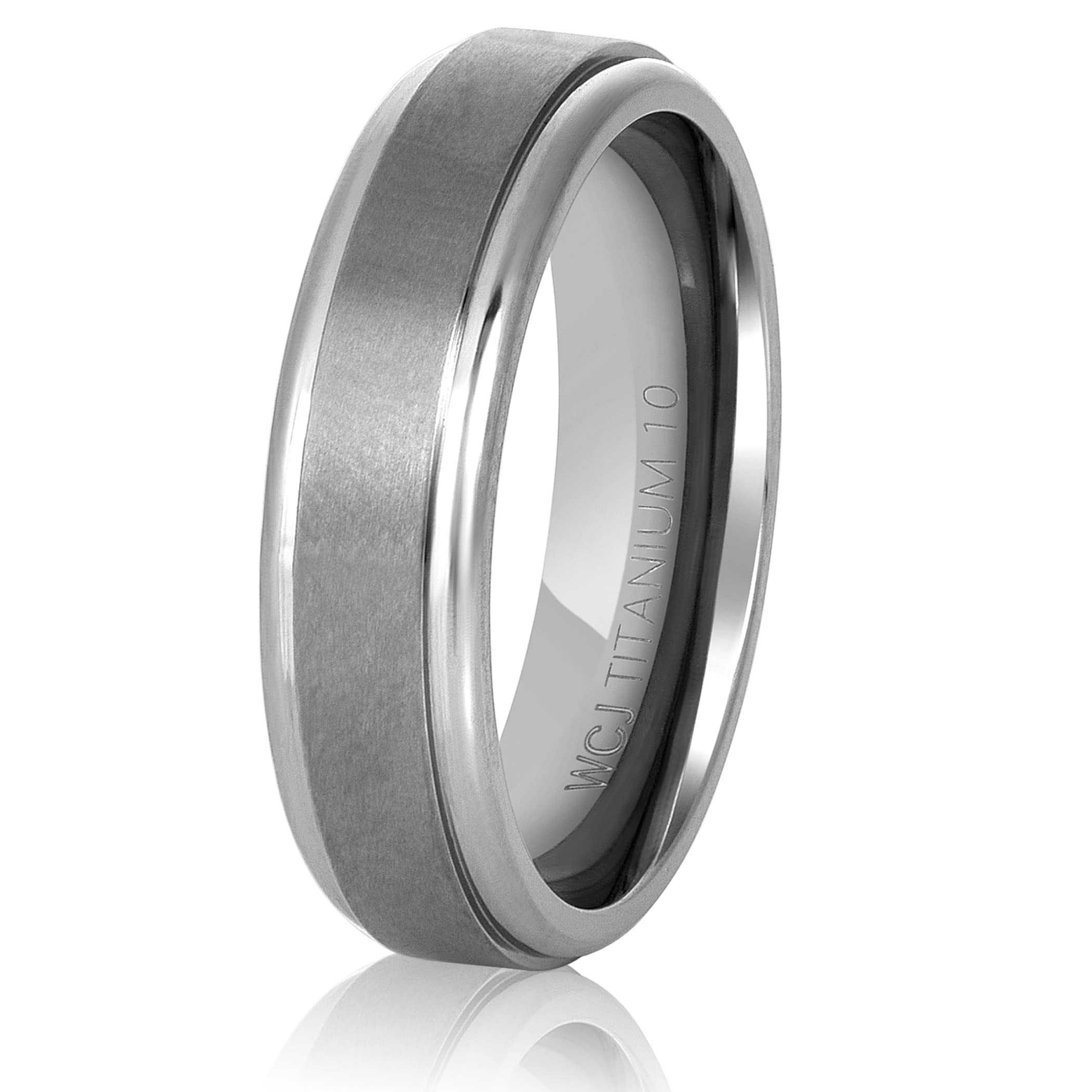 Foto 1 | Anillo West Coast Jewelry De Titanio Cepillado Y Pulido - Venta Internacional.