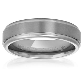 Foto 2 | Anillo West Coast Jewelry De Titanio Cepillado Y Pulido - Venta Internacional.