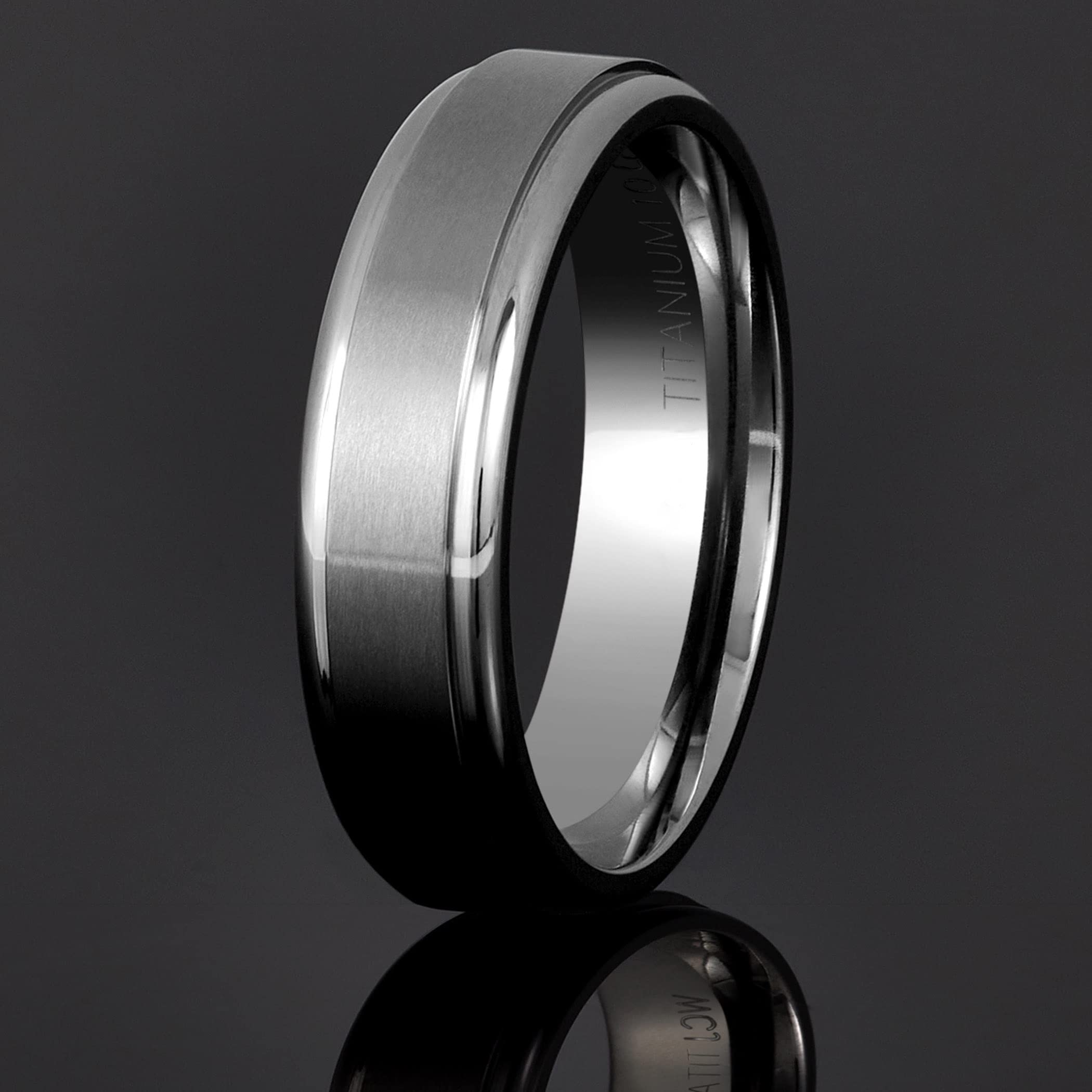 Foto 4 | Anillo West Coast Jewelry De Titanio Cepillado Y Pulido - Venta Internacional.