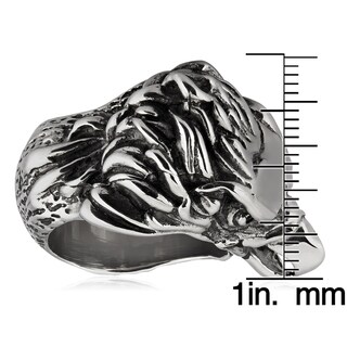 Foto 3 | Anillo West Coast Jewelry De Acero Inoxidable Pulido Envejecido - Venta Internacional.