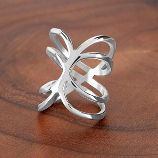 Foto 4 | Anillo West Coast Jewelry Elya De Acero Inoxidable Entrelazado - Venta Internacional.