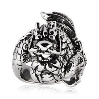 Foto 1 | Anillo West Coast Jewelry Con Dragón Chino De Acero Inoxidable Para Hombre - Venta Internacional.