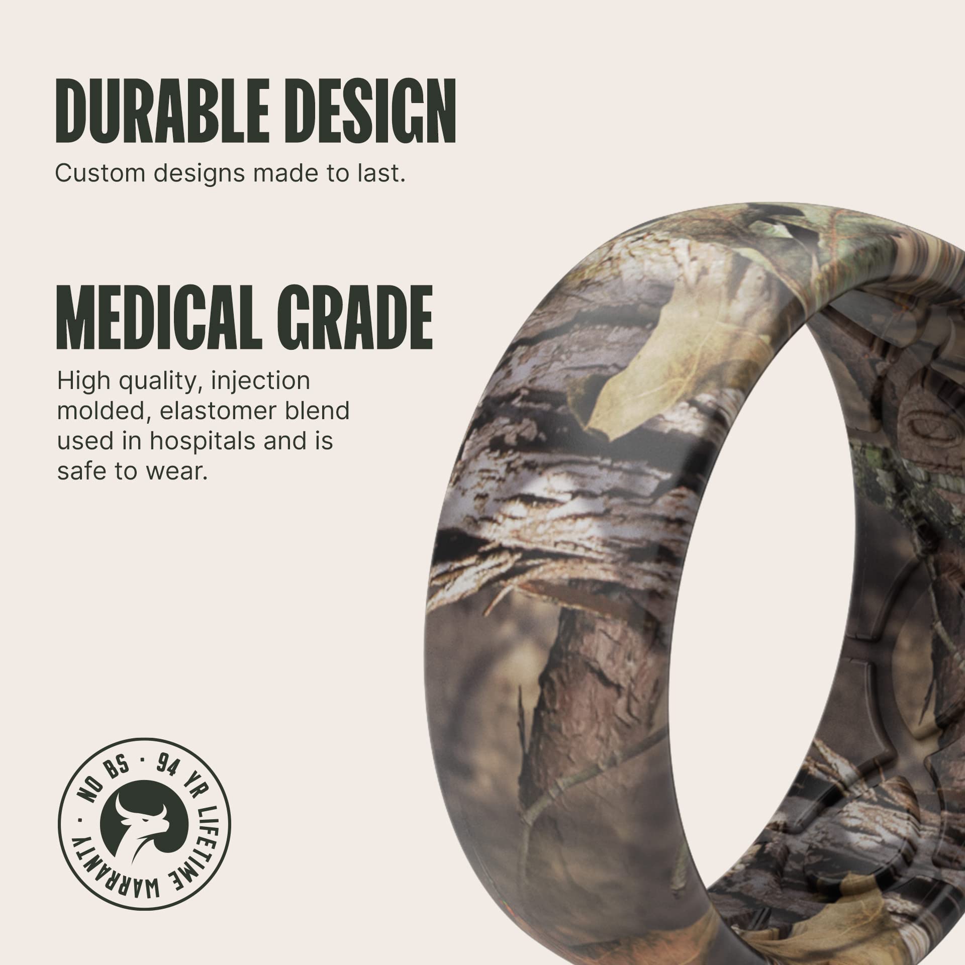 Foto 2 | Anillo De Silicona Groove Life Mossy Oak Breakup Country Camo - Venta Internacional.
