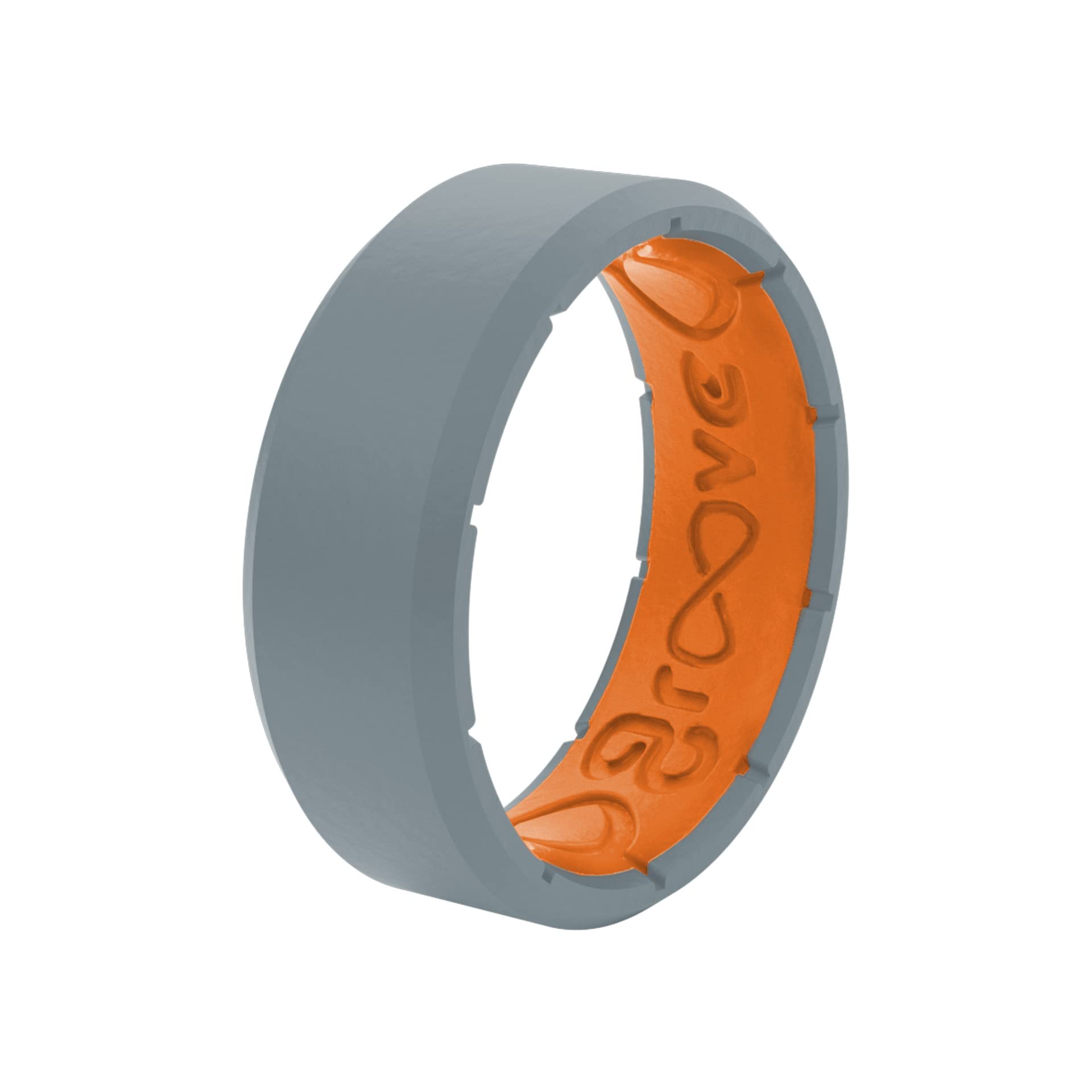 Foto 7 pulgar | Anillo De Silicona Groove Life Edge Storm Gris/naranja Talla 11 Para Hombre - Venta Internacional.