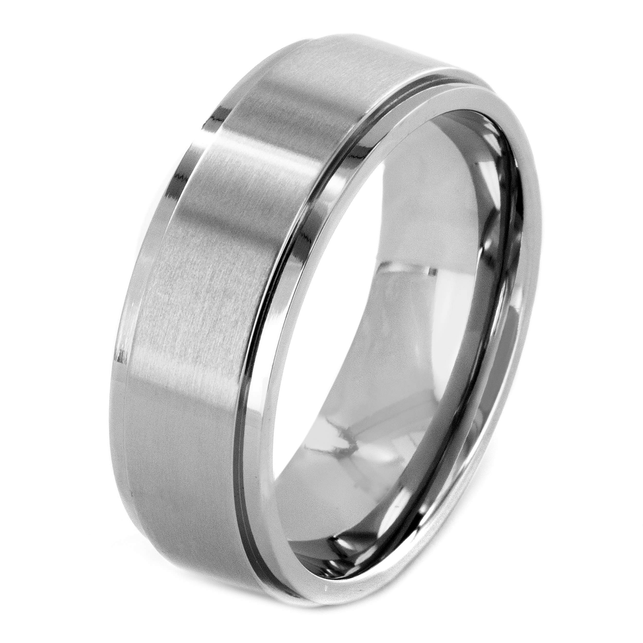 Foto 1 | Alianza De Boda West Coast Jewelry De Titanio Pulido Para Hombre - Venta Internacional.