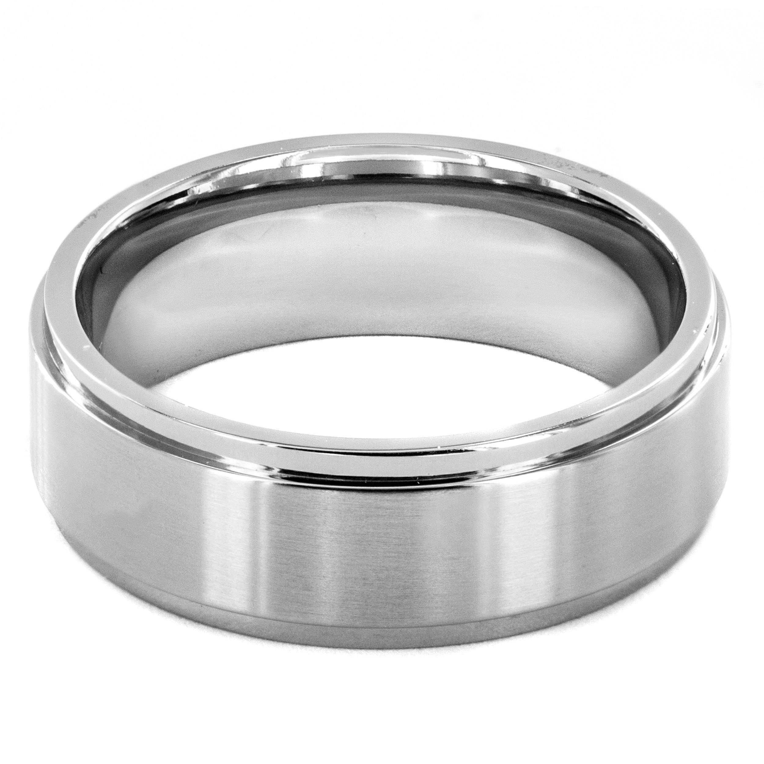 Foto 3 pulgar | Alianza De Boda West Coast Jewelry De Titanio Pulido Para Hombre - Venta Internacional.