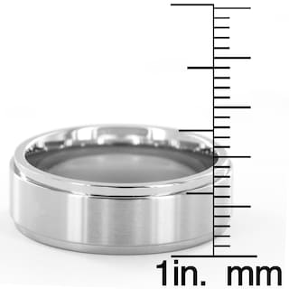 Foto 3 | Alianza De Boda West Coast Jewelry De Titanio Pulido Para Hombre - Venta Internacional.