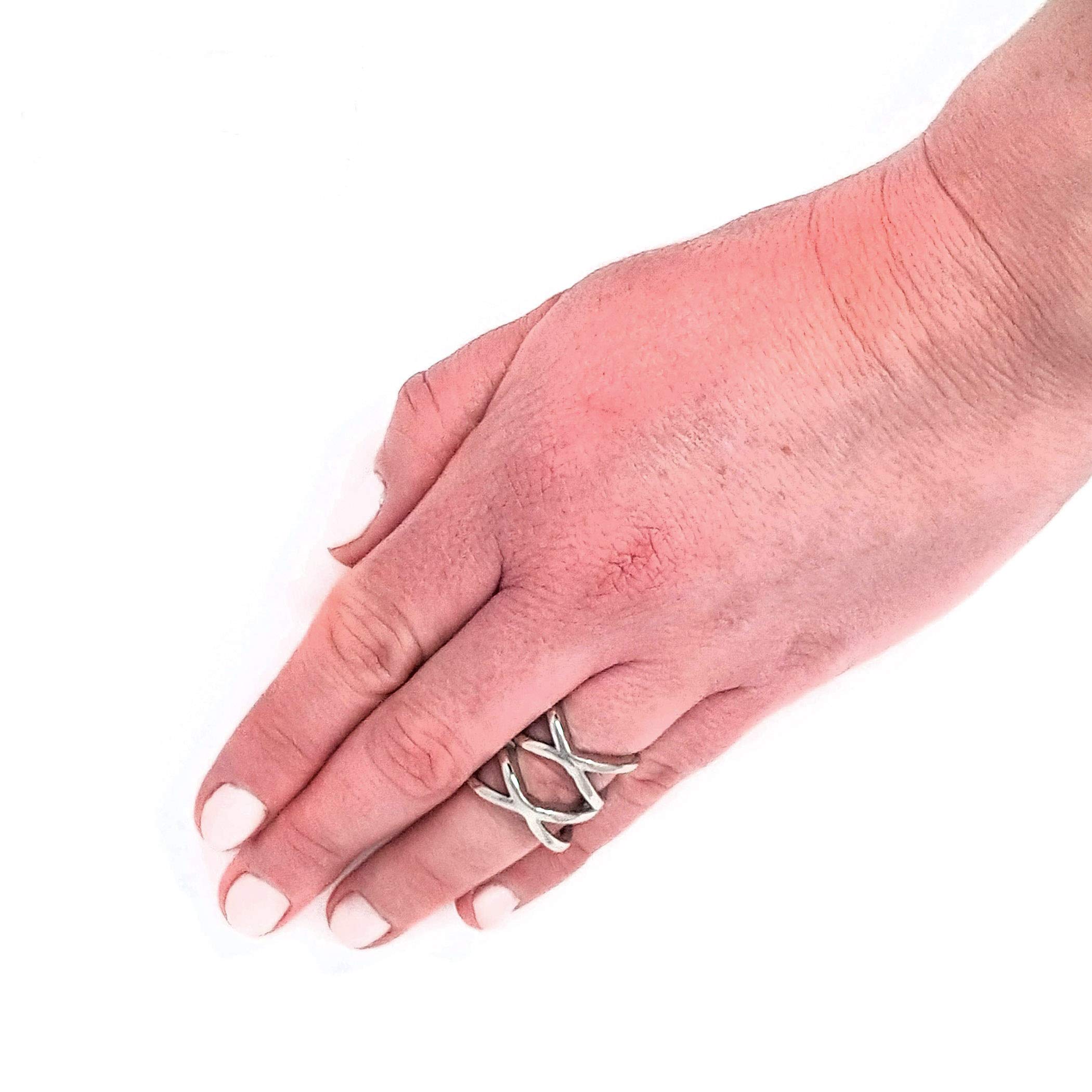 Foto 5 | Anillo West Coast Jewelry Elya Split Crisscross Orbit 22 Mm - Venta Internacional.