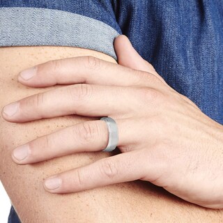 Foto 4 | Anillo West Coast Jewelry De Carburo De Tungsteno Cepillado, 7 Mm, Tamaño 9 - Venta Internacional.