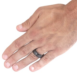 Foto 4 | Anillo West Coast Jewelry De Acero Inoxidable Chapado En Negro Para Hombre - Venta Internacional.
