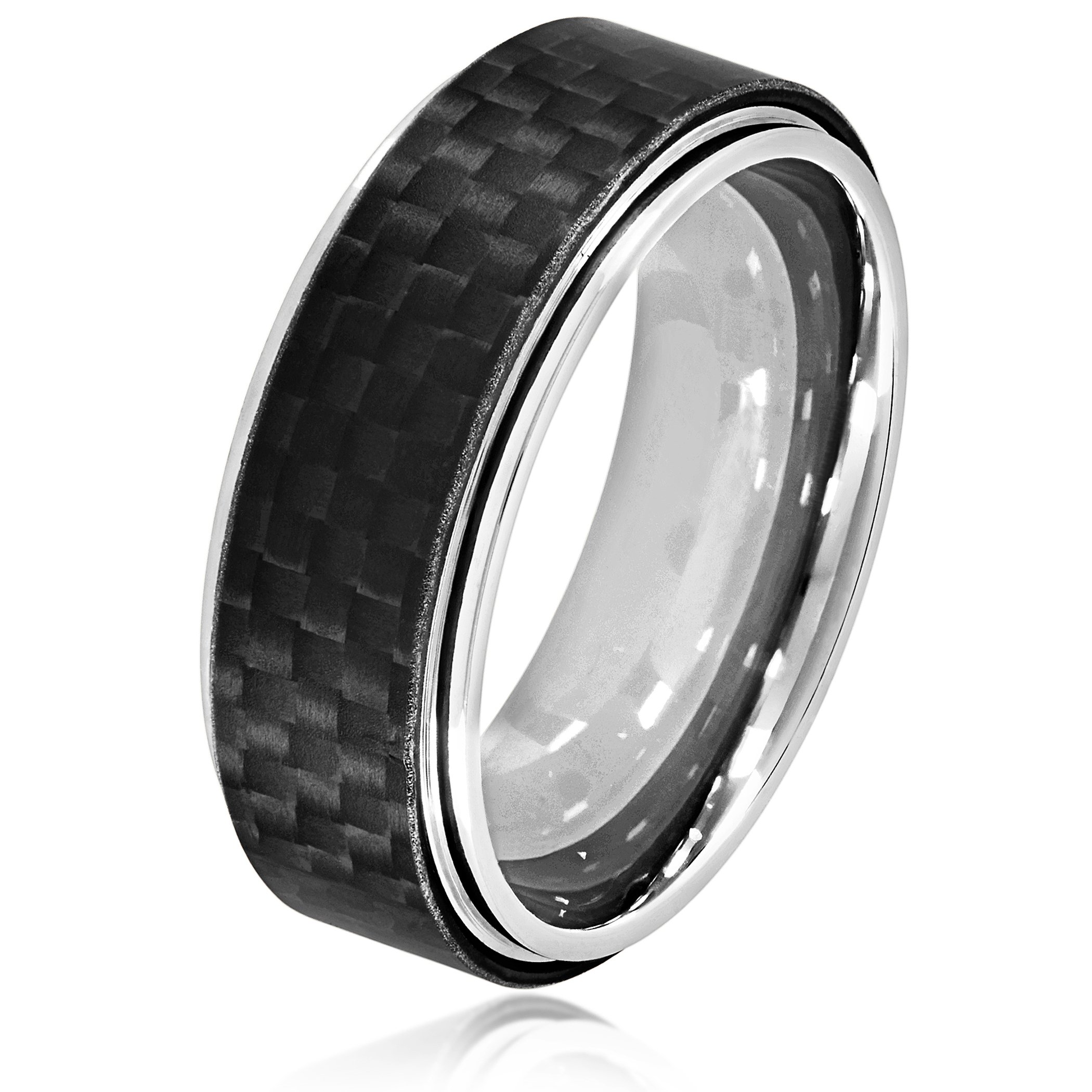 Foto 2 pulgar | Anillo West Coast Jewelry De Acero Inoxidable Pulido Para Hombre - Venta Internacional.