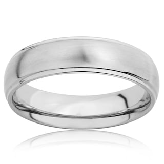 Foto 2 | Anillo West Coast Jewelry De Titanio Ranurado Pulido, 6 Mm - Venta Internacional.