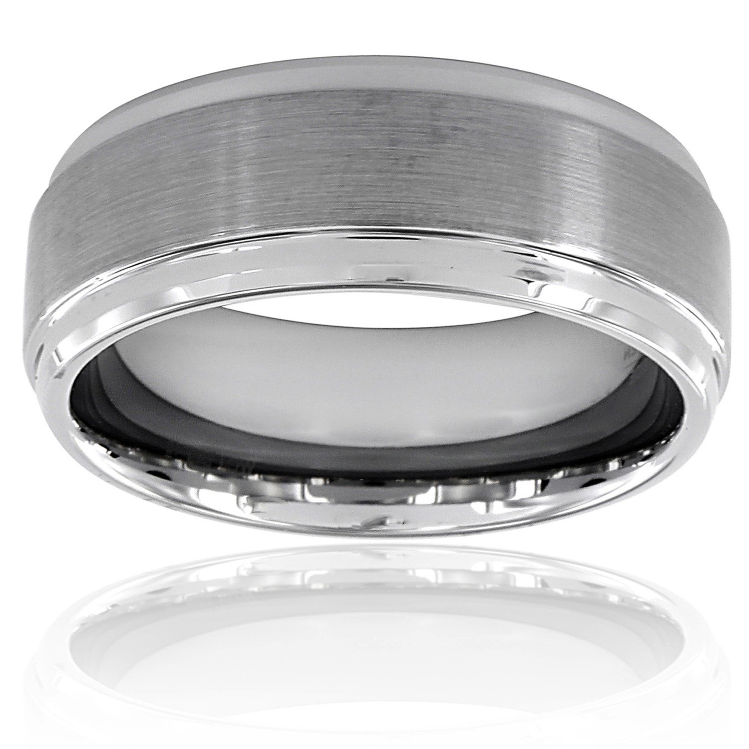 Foto 4 pulgar | Anillo De Boda West Coast Jewelry, Carburo De Tungsteno, 9 Mm - Venta Internacional.