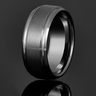 Foto 6 | Anillo De Boda West Coast Jewelry, Carburo De Tungsteno, 9 Mm - Venta Internacional.