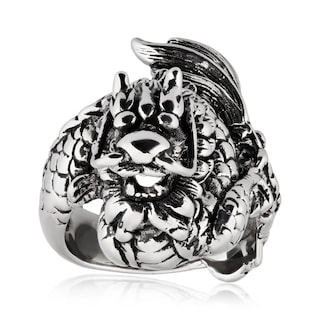 Foto 1 | Anillo West Coast Jewelry Con Dragón Chino De Acero Inoxidable Para Hombre - Venta Internacional.